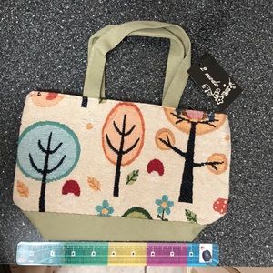 Small zippered tote bag